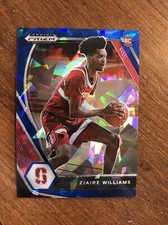 Ziaire Williams 2021 Prizm Draft Picks Blue Ice Rookie #15 Grizzlies 77/99 RC