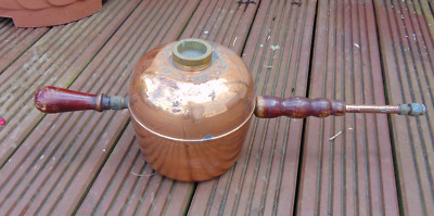 Antike Vintage französische 20er Jahre Agr-Tox 2 Liter Kupfer Gartenspritze Pumpe