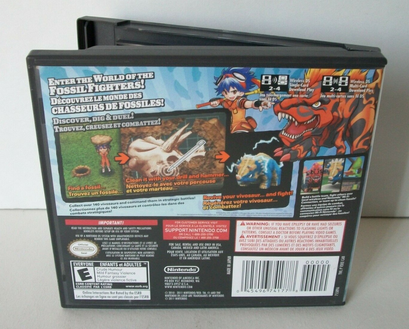 Fossil Fighters Champions Case Only NO GAME Nintendo DS Empty Replacement  Box 45496741761 | eBay