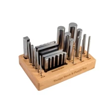 Swage Block & Punch Set With Wood Stand 25-565