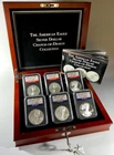 American Eagle Silver Dollar Change-of-Design Set - 6-1oz t UNC/PR/REV PR   BS61