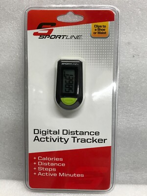 Sportline Digital Distance Activity Tracker Calories, Distance, Steps, a minutes