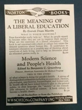 1926 W.W. Norton & Company Advertisement New York