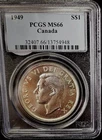 Canada 1949 $1 Dollar PCGS MS 66