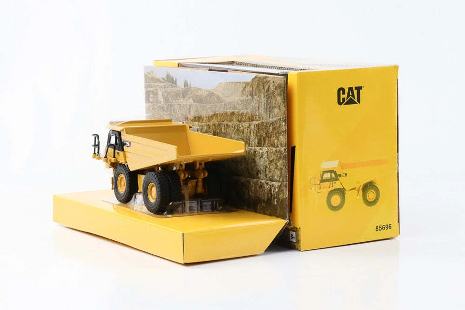 1:64 Cat 775E Spento Autostrada Camion Ribaltabile Diecast 155mm DM Masters - Immagine 2 di 3