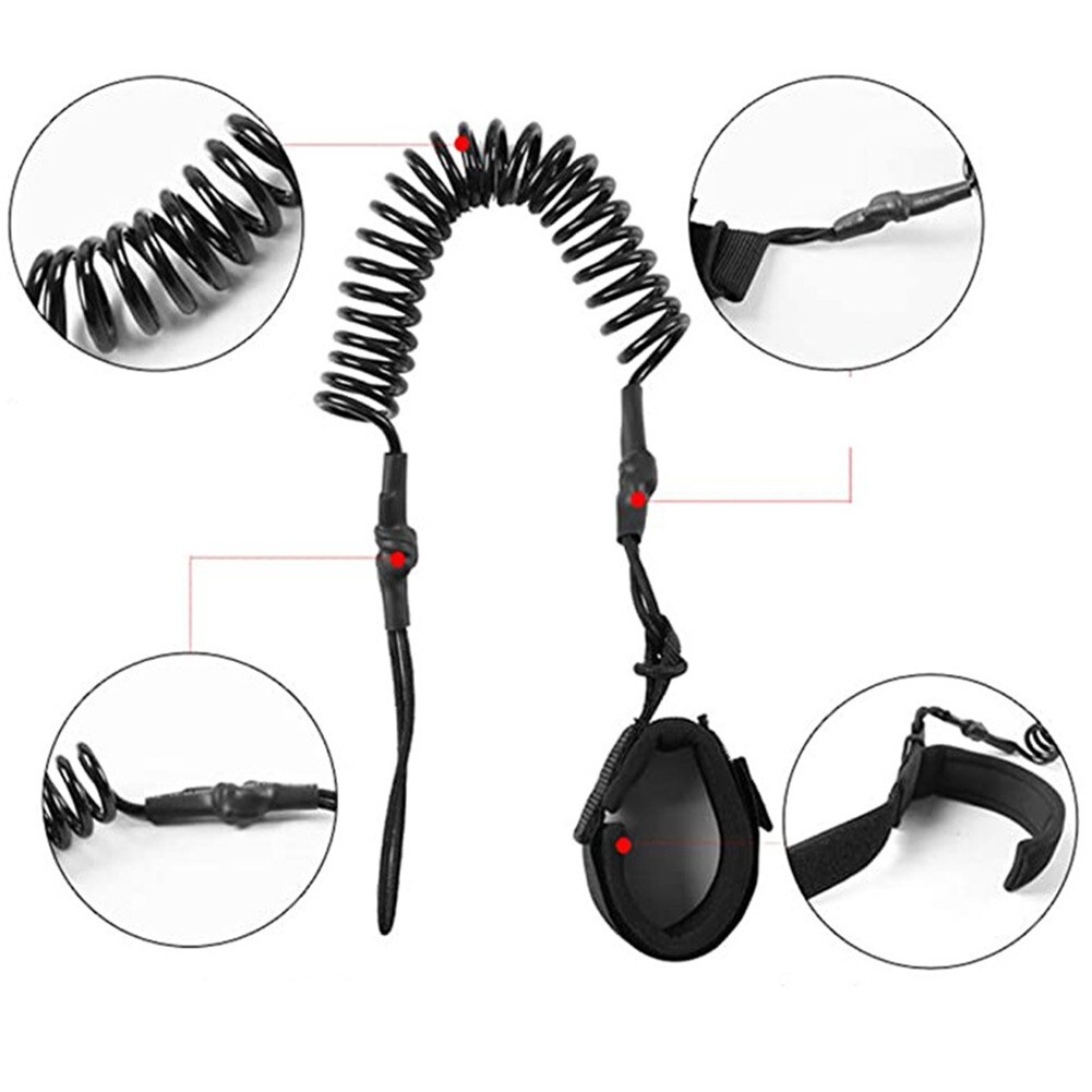 Surfboard Paddle Board LeashRope Safety Foot Rope Ankle SpringStrap