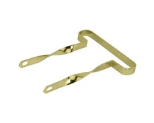 ORIGINAL F&R VINTAGE LOWRIDER 12" Bicycle Flat Twisted Bumper Gold Front Or Rear