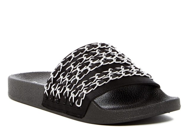 report black sandals