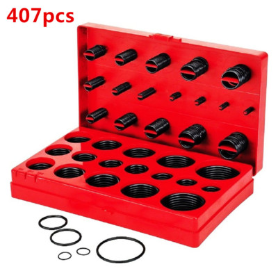 407pcs Boxed O Ring Assortment Kit Rubber Plumbing Oring Air Gasket Kit With Box Ebay