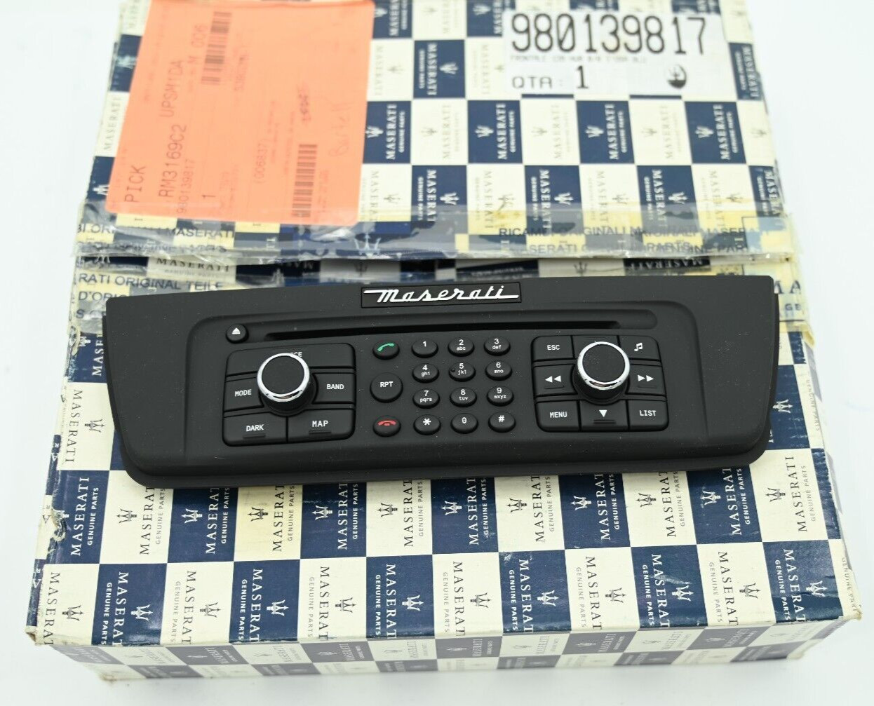 Genuine OEM Maserati Front Panel 139 HW8.0/8.1 USA P/N 980139817 NEW in Box