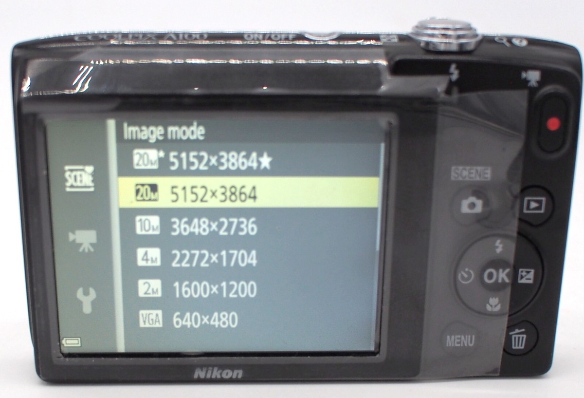 Excellent!! Nikon COOLPIX A100 Silver 20.1MP Digital Camera Excellent!! Nikon COOLPIX A100 Silver 20.1MP Digital Camera