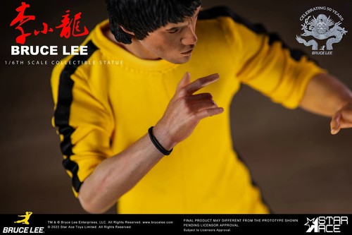 1/6 Bruce Lee 2.0 50th Anniversary DLX Version Statue Star Ace 912671 - Afbeelding 4 van 5