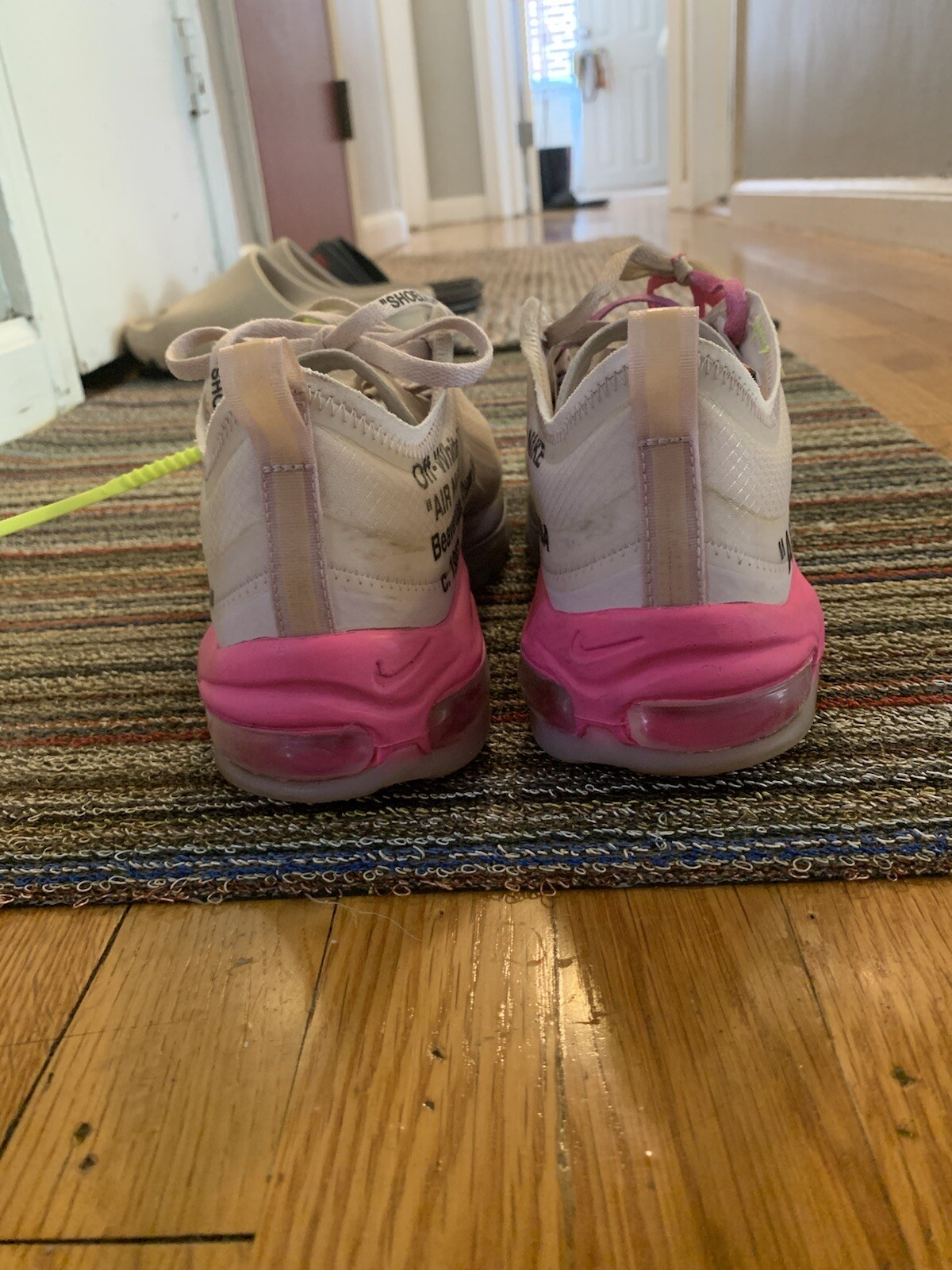 OFF WHITE X NIKE Taglia 9 5 Nike Air Max 97 OG x Serena Williams x BIANCO SPORCO Queen 2018