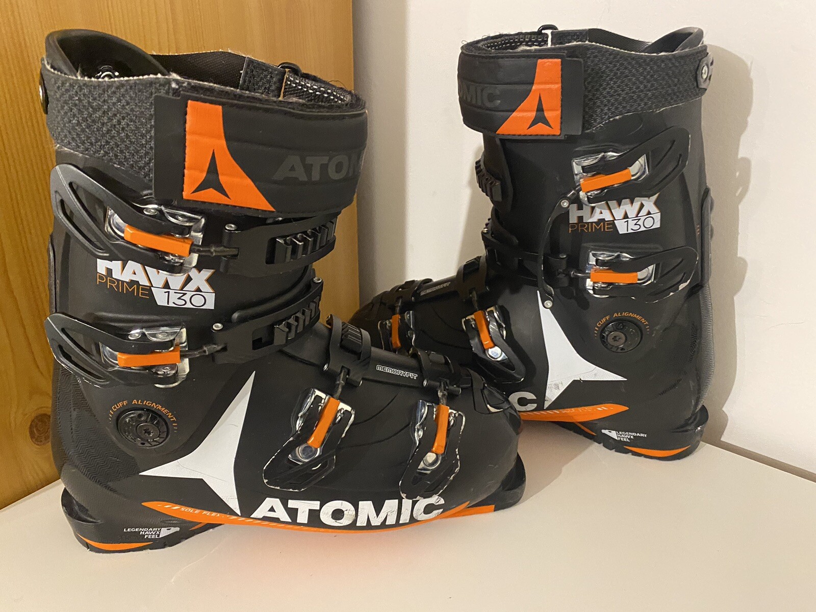 SALOMON Scarponi da sci Atomic Hawx Prime 130 taglia UK 9 o taglia 27 27 5 ottime condizioni