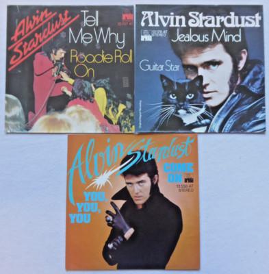 Alvin Stardust  - 3 verschiedene  Single Cover - Neu - auch einzeln kaufen