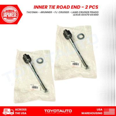 Toyota 4RUNNER FJ CRUISER GX460 Genuine Inner Tie Rod KIT x 2 45503-39265 OEM