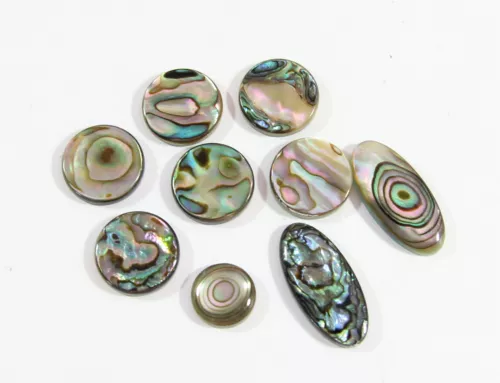 Saxophone keys mother of Green shell inlaid finger buttons,high quality,one set