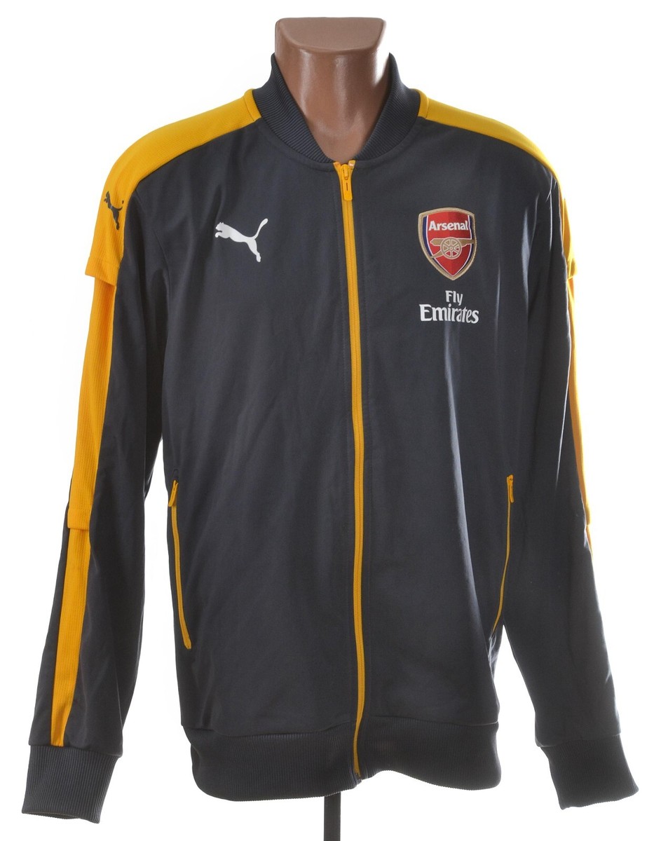 ARSENAL 2016/2017 FOOTBALL TRACK JACKET PUMA SIZE L ADULT | eBay