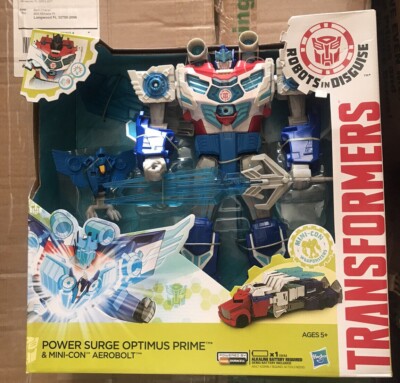 Transformers Power Surge Optimus Prime Aerobolt Sealed 2018.