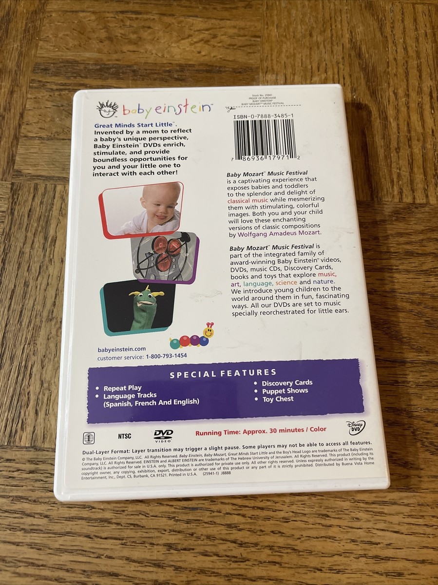 Baby Einstein Baby Mozart DVD | eBay