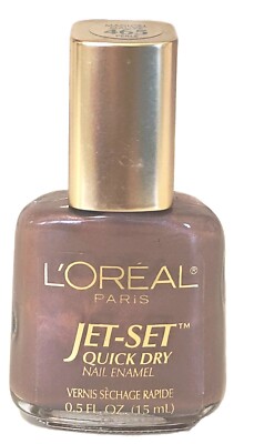 L'oreal Jet Set Quick Dry Nail Enamel Polish 465 MAGICAL MAUVE, Perle