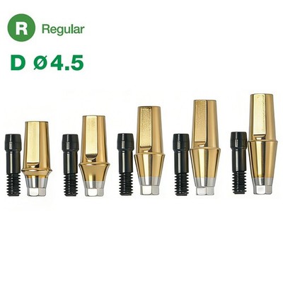 US Regular Titanium Straight Transfer Abutment Compatible with Osstem Hiossen
