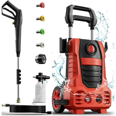 #ad #ad Brand New Electric Pressure Washer 26 FT Hose 2030 PSI Pressure Cleaner RED $70.99