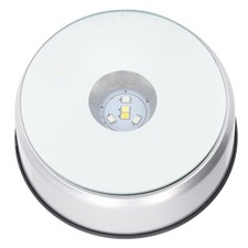 360° Rotating LED Lights Display Stand For Crystals