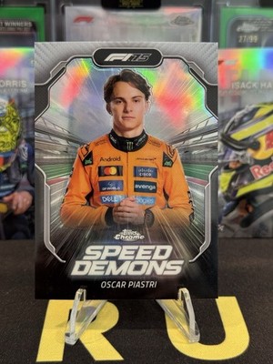 2025 Topps Chrome Formula 1 F1 Oscar Piastri Speed Demons