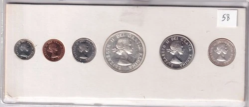 1958 Canada Prooflike set in Original cardboard holder