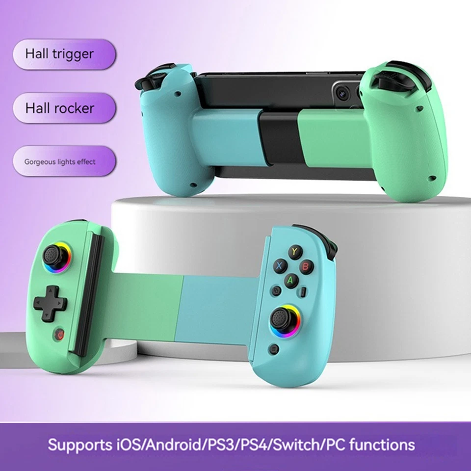 Dual Vibration Wireless Controller Grip Gamepad For Android/IOS/PS3/PS4/Win10 PC - Image 3 of 4