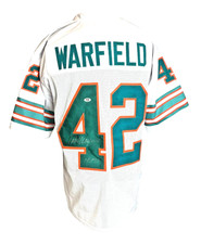 Paul Warfield Signed Miami Dolphins Jersey (PSA) Undefeated 1972 / Wide Receiver
