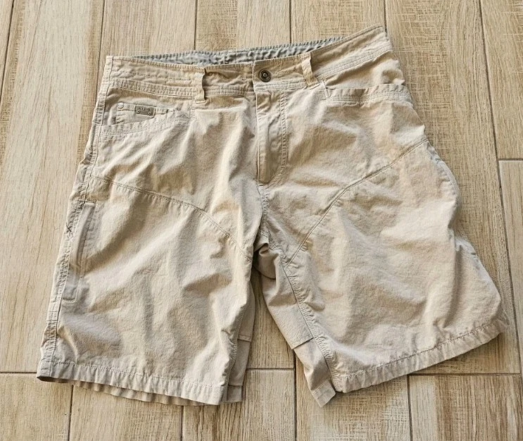 KUHL Konfidant Air Shorts Men 35 Vented Hiking Trail Cargo Lightweight Tan Khaki
Opens in a new wind