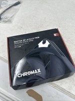 Noctua NF-A12x15 PWM chromax.Black.swap, Premium Quiet Slim Fan, 4-Pin 120x15mm