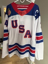 TEAM USA AUSTON MATTHEWS 2026 WINTER OLYMPICS NIKE AUTHENTIC HOCKEY JERSEY SZ XL