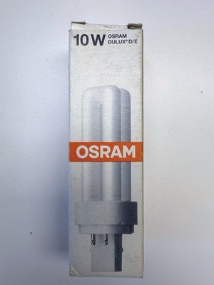 Osram  Energiesparlampe Dulux D/E 10W / 840 Lumilux 4pin G24q-1 NEU 3-1-12
