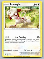 2022 POKEMON SMEARGLE PRIZE PACK SERIES CARDS 128/203 R NM A59653 FREE S&H