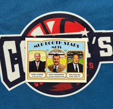 Keith Hernandez, Gary Cohen & Ron Darling UNSIGNED RAW Custom Trading Card