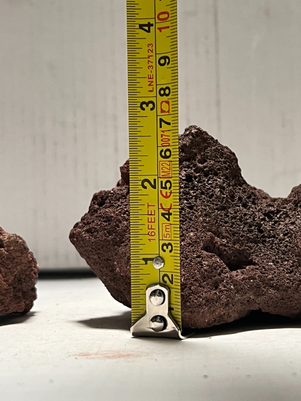 3) Natural Red Lava Rock Unique Volcanic Stone for Aquariums, Terrar