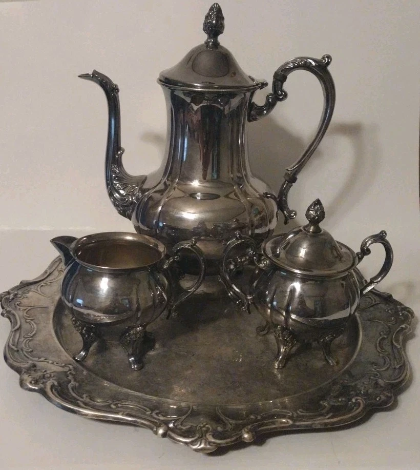 Sheridan Silver In Antique Us Silver-Plated Teapots, Coffee Pots
