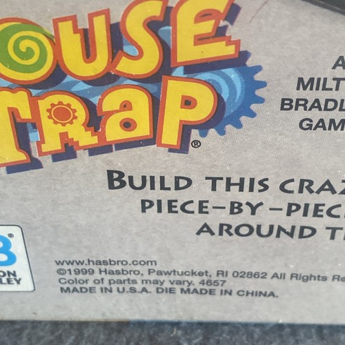 NUEVO Hasbro 4657 Juego Ratón Trampa Juego de Mesa 1999 De Colección Hasbro Sellado - Imagen 3 de 7