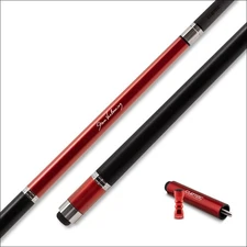 CUETEC CYNERGY Carbon SVB Ruby Pool Cue 12.5mm Dakota Edition Bundle 95-133DE
