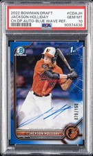 2022 BOWMAN DRAFT CHROME DP AUTO #CDAJH JACKSON HOLLIDAY 79/150 PSA 10 AUTO