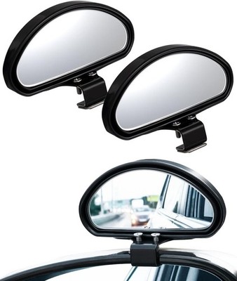Weitwinkel Auto Rückspiegel 2 Stück Universal Einstellbarer HD Konvex