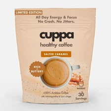 Salted Caramel Mushroom Coffee with Lion's Mane Ashwagandha 30 Servings