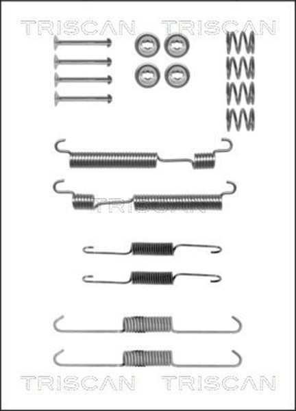 Triscan ZubehöRsatz Bremsbacken 8105 432001 FüR Hyundai Accent 1 Pony SLC Excel-image