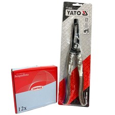 12x CORTECO Ventilschaftabdichtung + Zange f&uuml;r MERCEDES A W168-W169 W176-W177