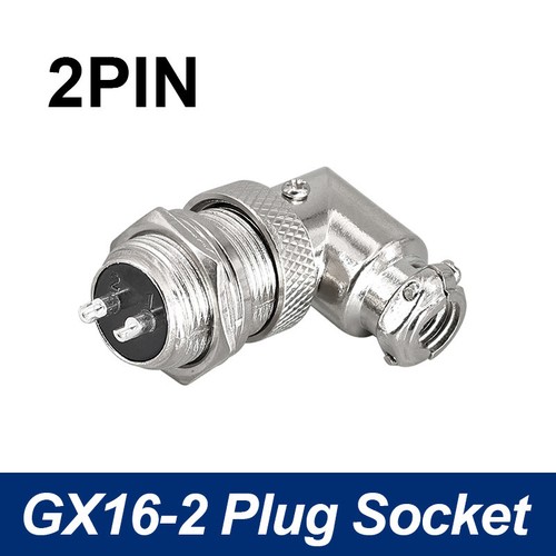 16M 2-9Pin Solder Male Female Right Angle Aviation Plug + Socket Cable Connector - Picture 12 of 12