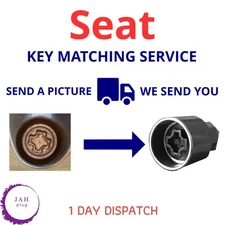 MATCHING SERVICE SECURITY MASTER LOCKING LOCK WHEEL NUT KEY BOLT UK FOR SEAT