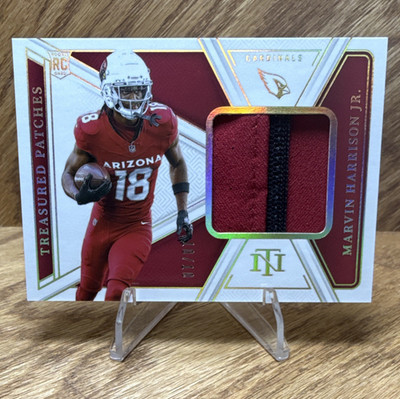 Panini 2024 National Treasures Marvin Harrison Jr RC Patch /10 TP-MHJ🔥Last on
